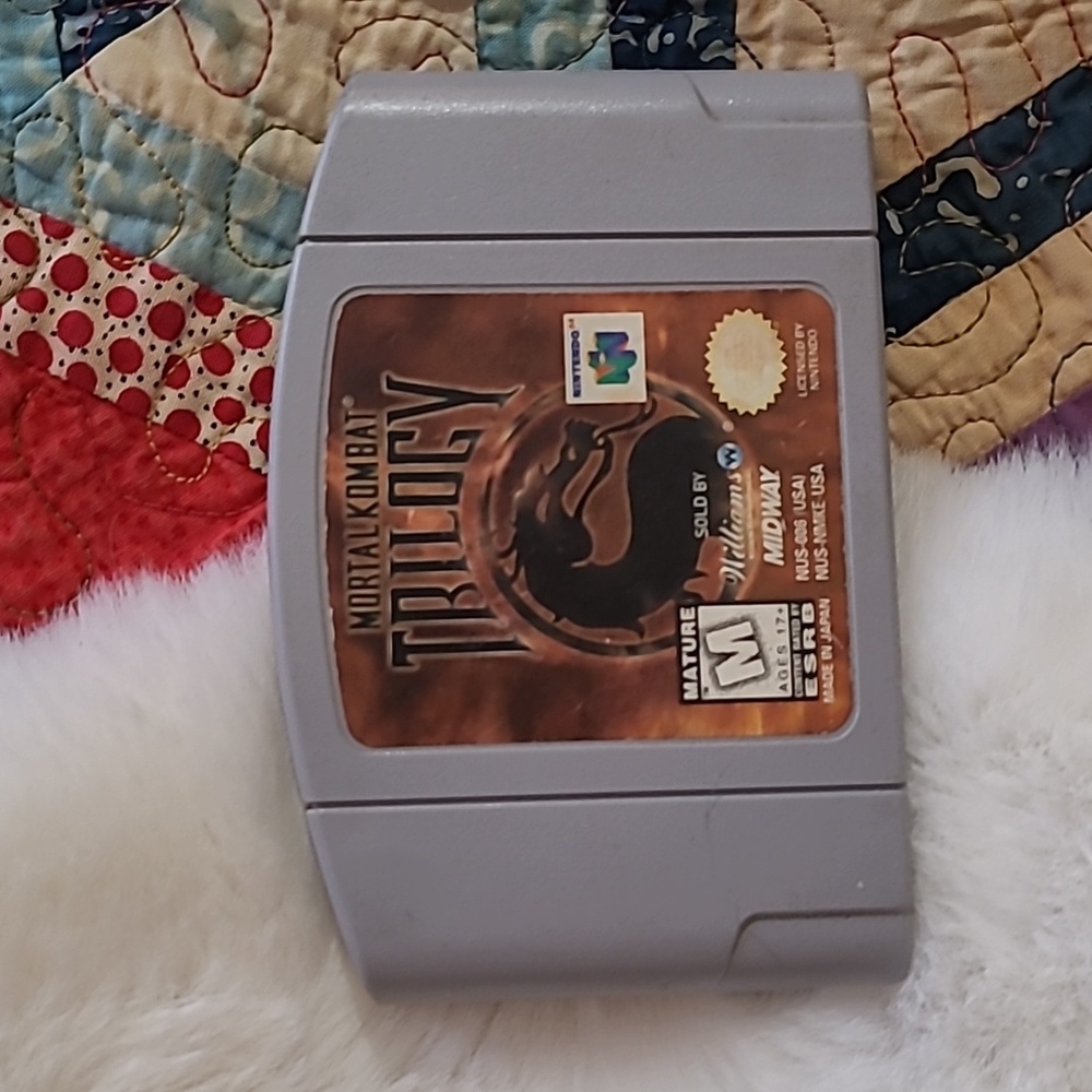 N64 Nintendo 64 Mortal Combat Trilogy Vintage Video Game